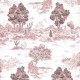 Papel Coordonné Ybarra & Serret Cotswolds Royal-Oak Vermillion YSP0515