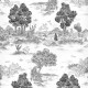 Papel Coordonné Ybarra & Serret Cotswolds Royal-Oak Black YSP0513