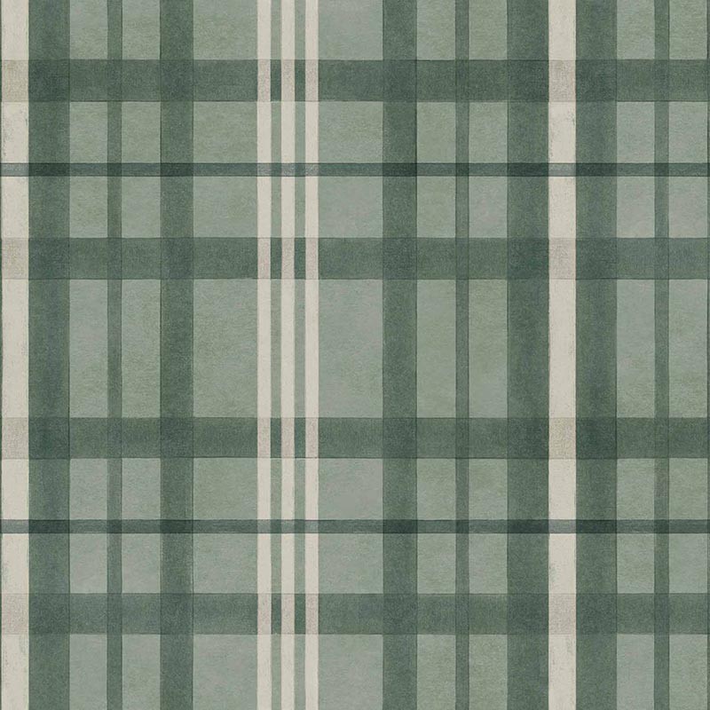 Papel Coordonne Ybarra & Serret Cotswolds Clan-s-Check Mint YSP0507