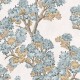Papel Coordonné Ybarra & Serret Cotswolds Field-Maple Aqua YSP0502