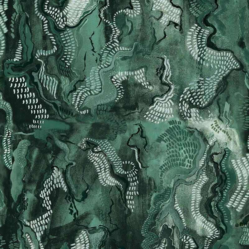 Papel pintado Coordonné Rest Time Timeless Stones Green A00923_V