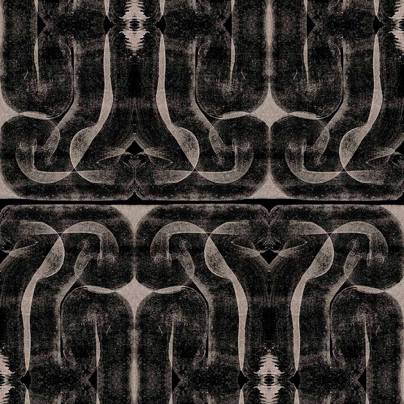 Papel pintado Coordonné Rest Time Infinity Strokes Black A00921_V