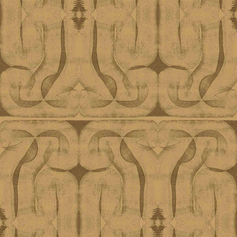 Papel pintado Coordonné Rest Time Infinity Strokes Curry A00917_V