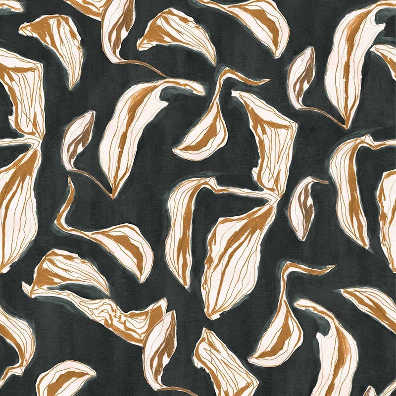 Papel pintado Coordonné Rest Time Moroccan Branches Black A00915_N