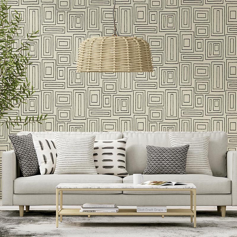 Papel Pintado Wallquest Geometry Kitezh GM30407