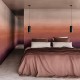 Mural Coordonne Shibori Hinode Prune B00954