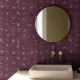 Papel pintado Coordonne Shibori Kanoko Prune B00906_N