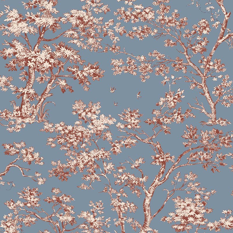 Papel Casadeco Les Belles Toiles de Jouy 2 Arbre BTJD81526776