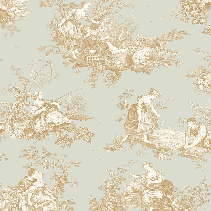 Papel Casadeco Les Belles Toiles de Jouy 2 Scène d'Été  BTJD87917272