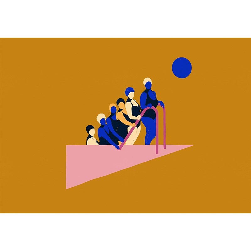 Mural Coordonne Coco Dávez Colortherapills Equilibrio Golden C00147
