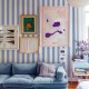 Papel Coordonné Coco Dávez Colortherapills Toldo Blue C00128_N