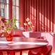Papel Coordonné Coco Dávez Colortherapills Toldo Pink C00125_N