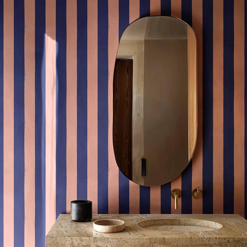 Papel Coordonné Coco Dávez Colortherapills Toldo Cobalt C00131_V