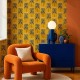 Papel Coordonné Coco Dávez Colortherapills Veraneo Golden C00115_N