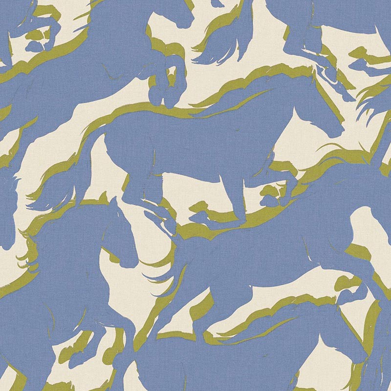 Papel Coordonné Coco Dávez Colortherapills Galope Blue C00109_N