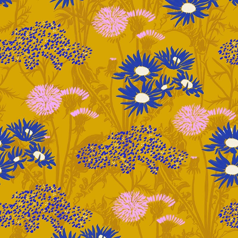 Papel Coordonné Coco Dávez Colortherapills Picnic Golden C00103_N