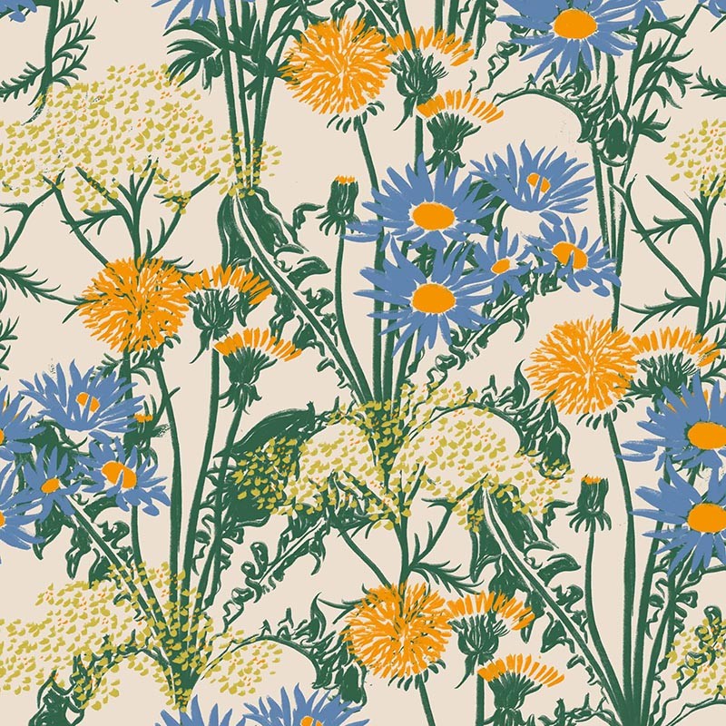 Papel Coordonné Coco Dávez Colortherapills Picnic Kumquat C00102_N