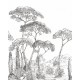 Mural Caselio Moonlight III Forest Of Pinea MNL3107290905