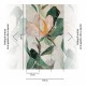Mural Living Walls CosmoLiving by Cosmopolitan Lush Blossom 79144-3