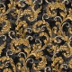 Papel pintado Coordonne Damaskus Byzantine Damask Onyx D00125_N