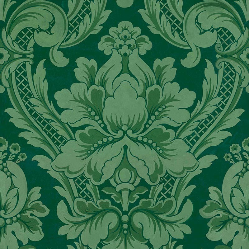 Papel pintado Coordonne Damaskus Venetian Damask Emerald D00112_N
