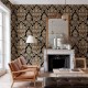 Papel pintado Coordonne Damaskus Venetian Damask Onyx D00111_V