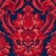Papel pintado Coordonne Damaskus Venetian Damask Vermillion D00110_N