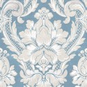 Damaskus Venetian Damask Sapphire D00107_N Papel  Coordonné