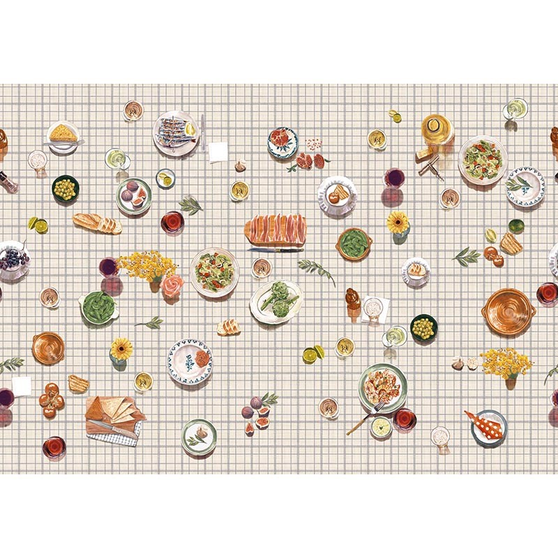 Mural Tres Tintas Solera Tapeo Squares M5204-5_N