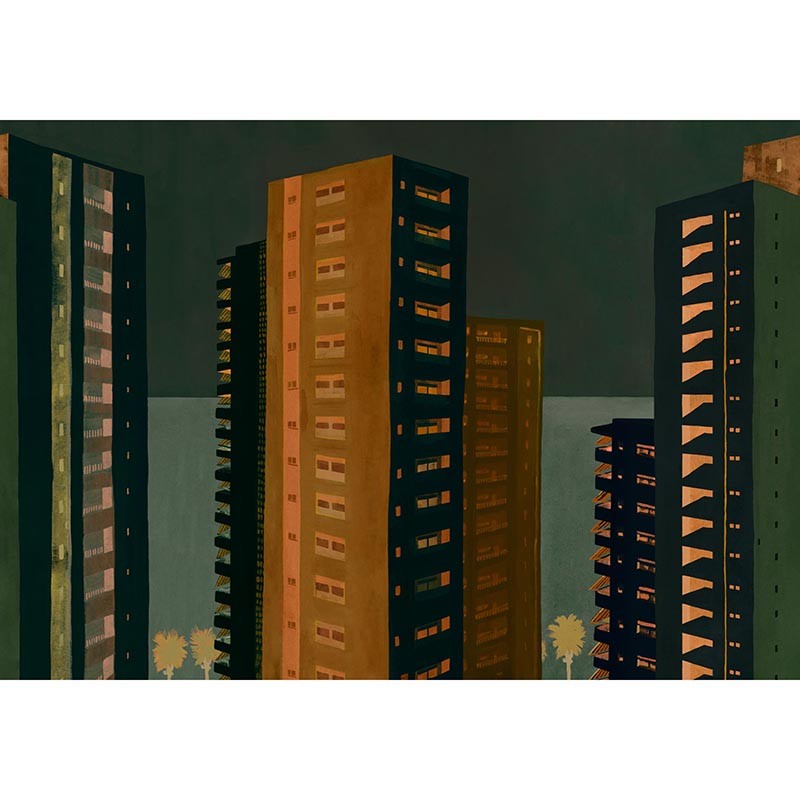 Mural Tres Tintas Solera Benidorm Black M5202-4_N