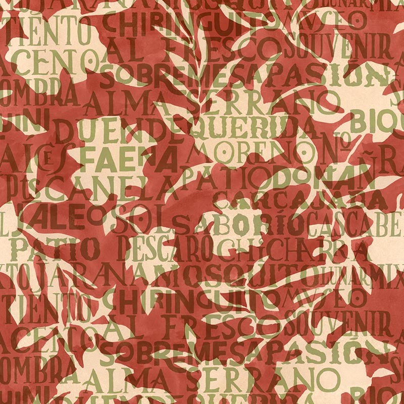 Papel pintado Tres Tintas Solera Postal red SO5206-2_V
