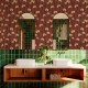 Papel pintado Tres Tintas Solera Clavelitos Red SO5203-5_V