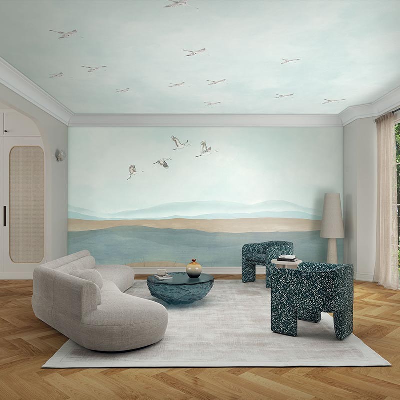 Mural decorativo Casamance Les Intemporels lagune 74661222
