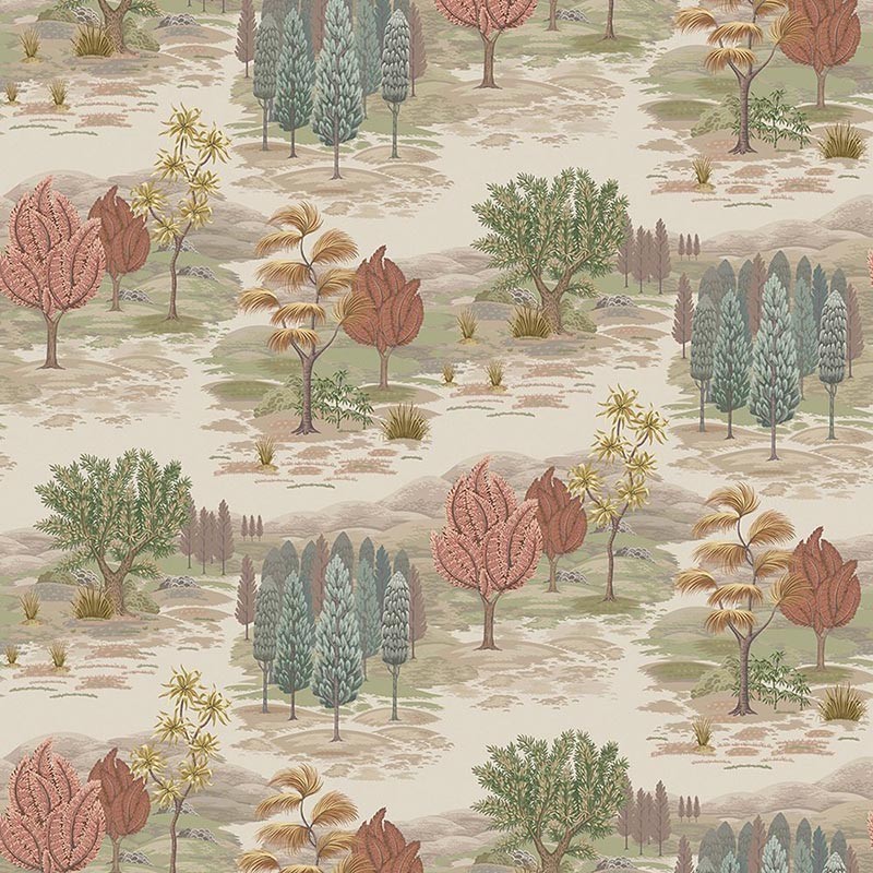 Papel pintado Osborne & Little Ananda Monteverde W8035-03