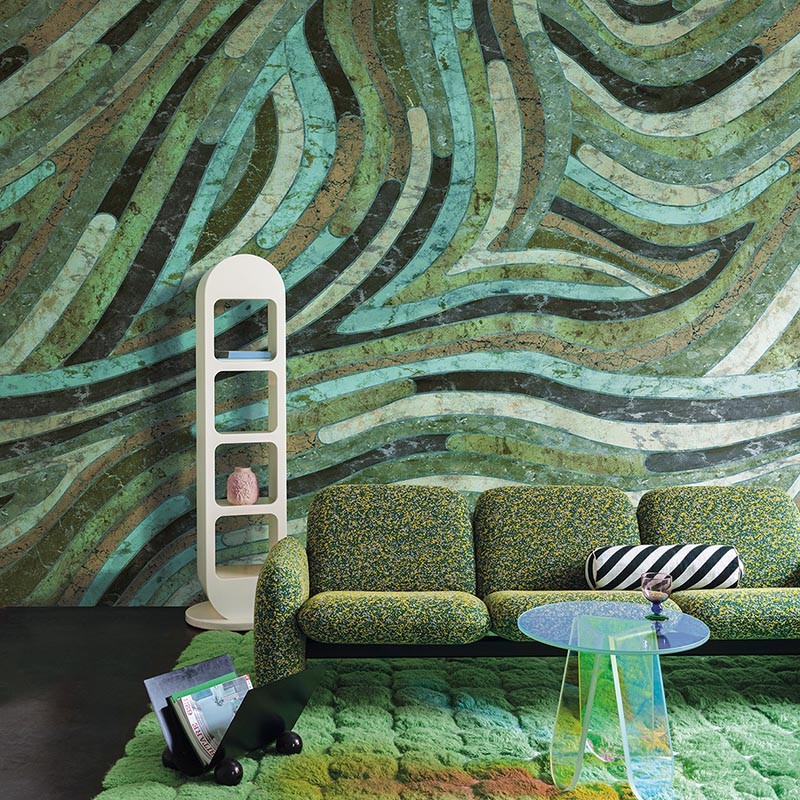 Mural decorativo Masureel Rock Serpentine Verde DGROC2021/2023
