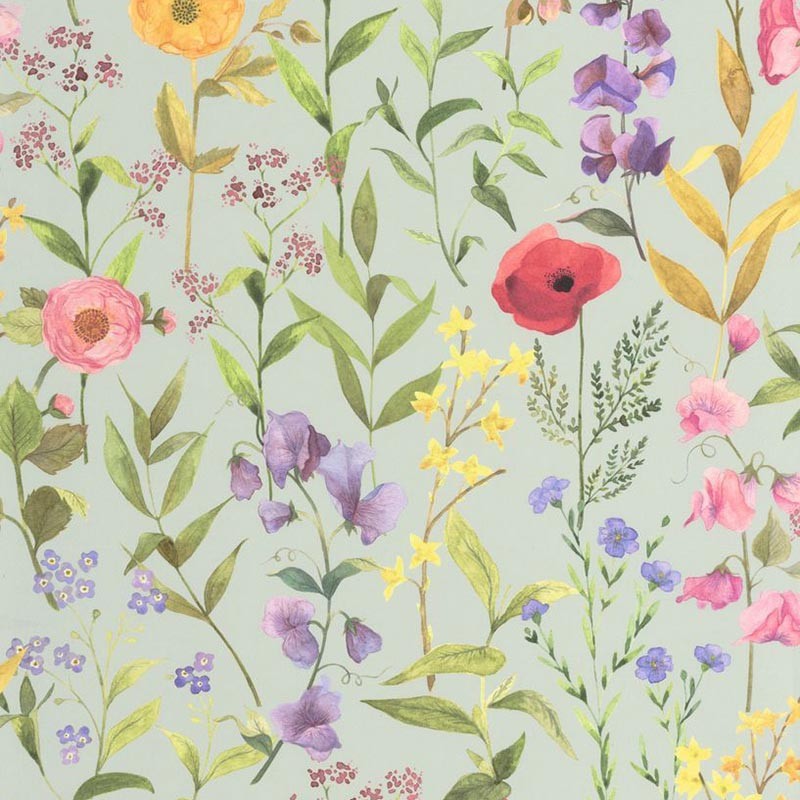 Papel pintado Casadeco Le Beau Jardin Fleurs des Champs BJAR87656172