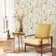 Papel pintado Casadeco Le Beau Jardin Fleurs des Champs BJAR87656172