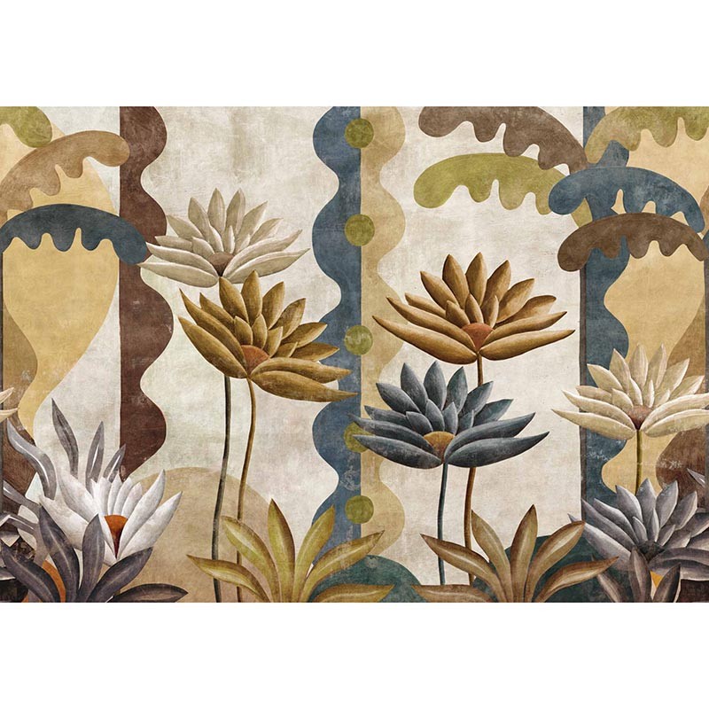 Mural Coordonne Sarape Ágaves Índigo C00047_N
