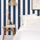 Blue Shades linen lines BLS104046269 Papel Caselio