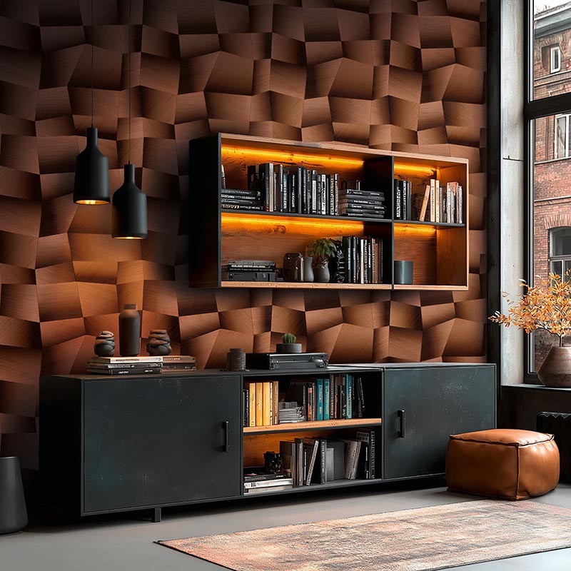 Papel pintado pdwall Geometric Wallpaper 01791971