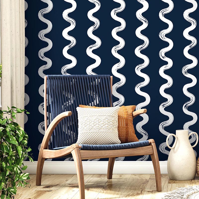 Nantucket Stripes SR20302 Papel Pintado Wallquest