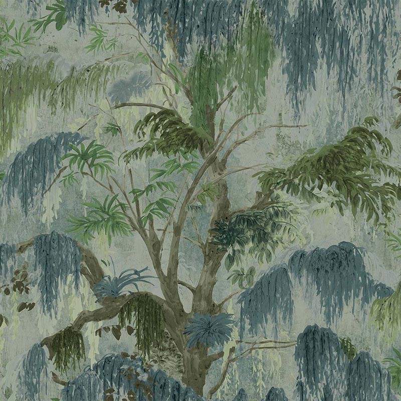 Papel pintado A Collection of Trees Spanis Moss TR70214 