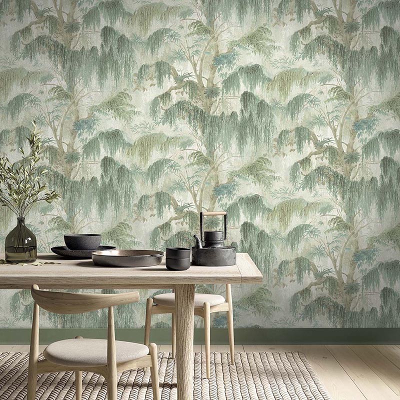 Papel pintado A Collection of Trees Spanis Moss TR70204 