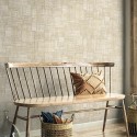 Raffia Woven Blocks RA41704 Papel Wallquest