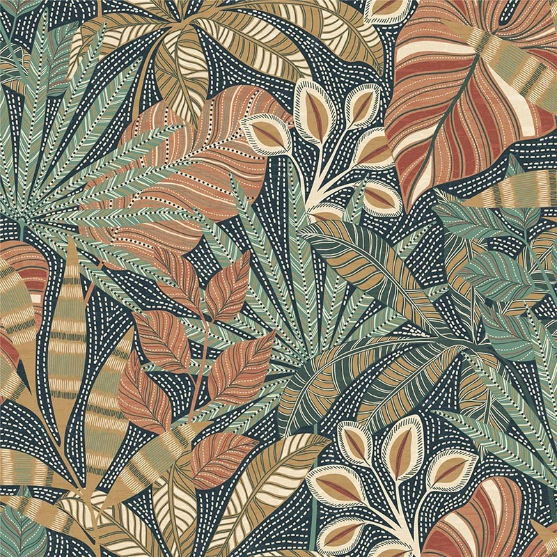 Papel pintado Esselle Home Heritage Tales Kirra Leaf 100032EH