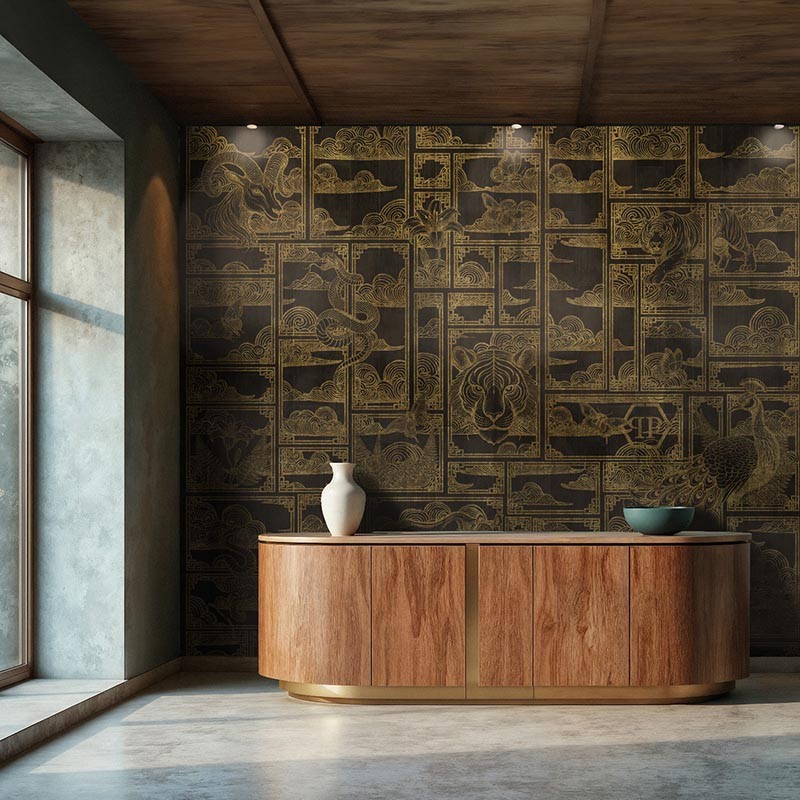 Mural decorativo Zambaiti Parati Philipp Plein 2 Z81064