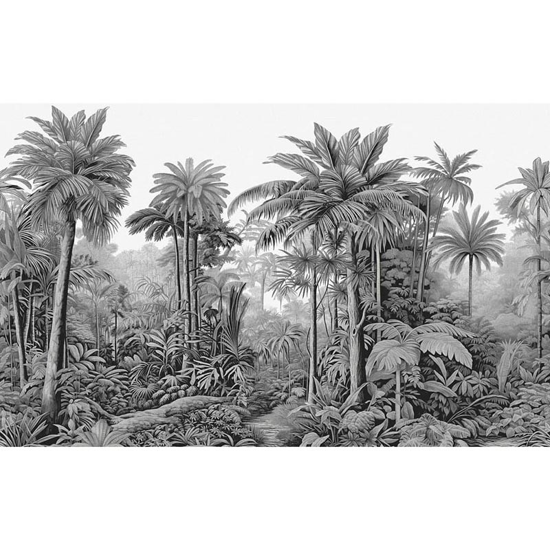 Mural Saint Honoré Arboretum Benmore Ridge Etching Charcoal 1563-128589