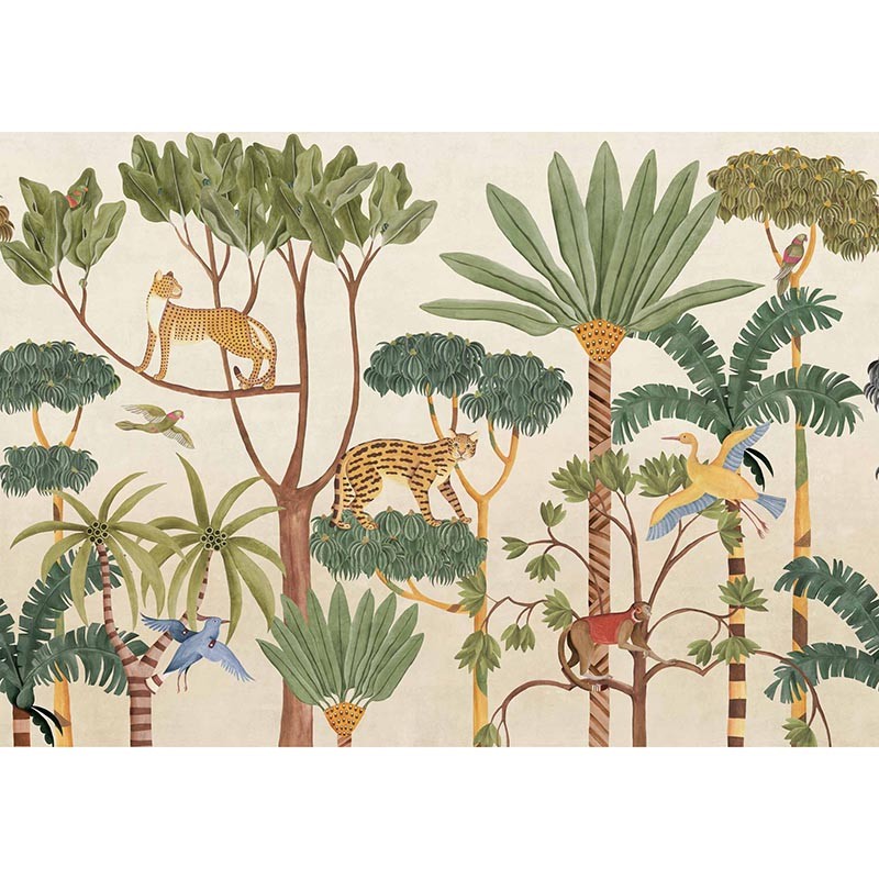 Mural Coordonne BB Kids WildWood Emerald D00386_N