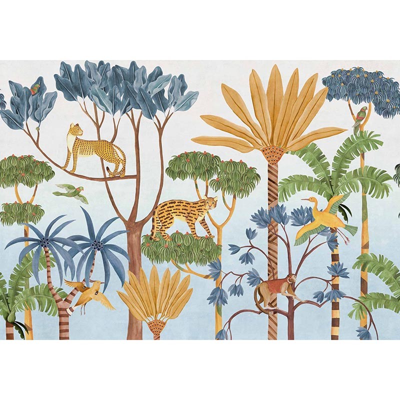 Mural Coordonne BB Kids WildWood Indigo D00385_N