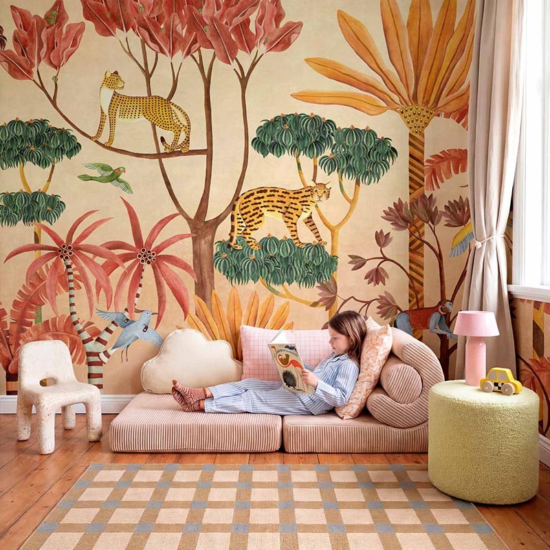Mural Coordonne BB Kids WildWood Peach D00384_N